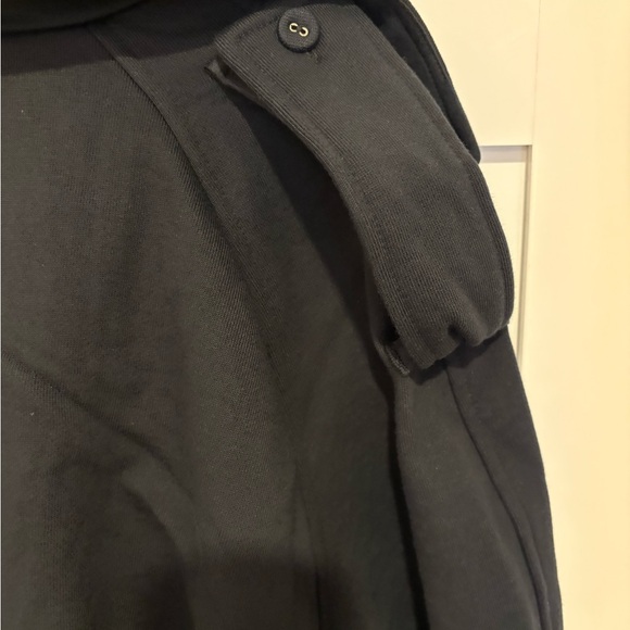 NWT SKIMS Black Boyfriend Trench Coat - Picture 9 of 11